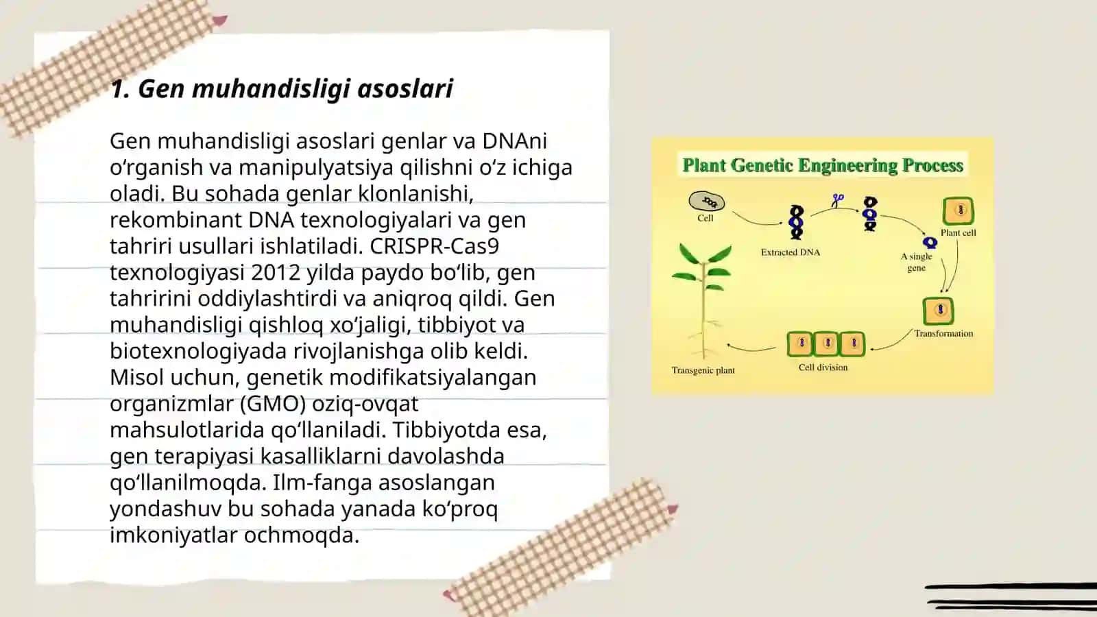 Gen muhandisligi asoslari 3
