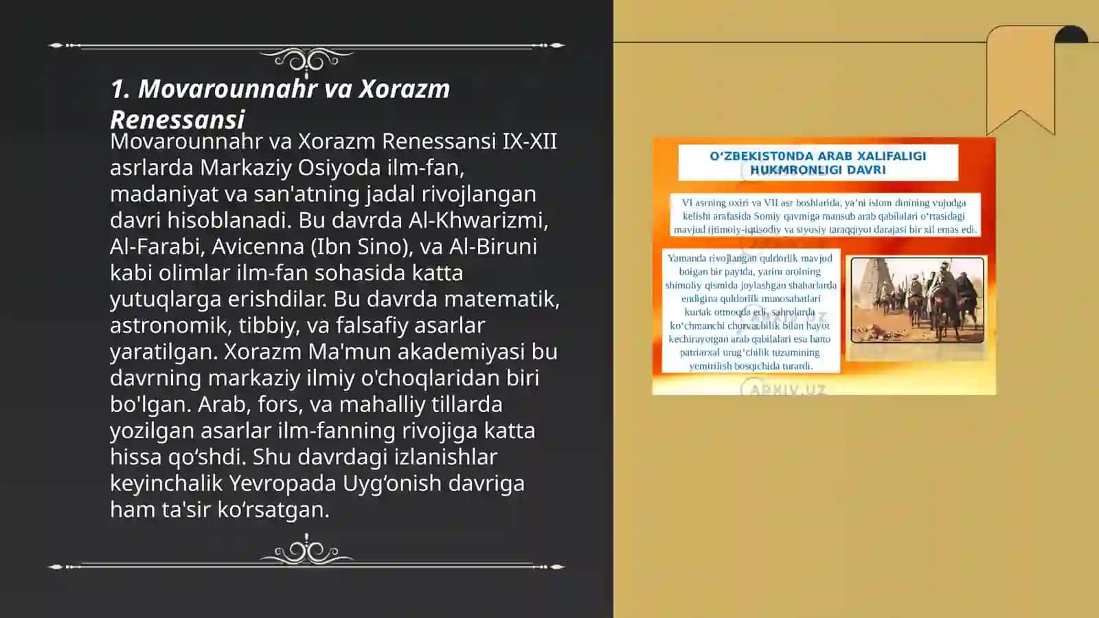 Movarounnahr va Xorazm Renessansi 3
