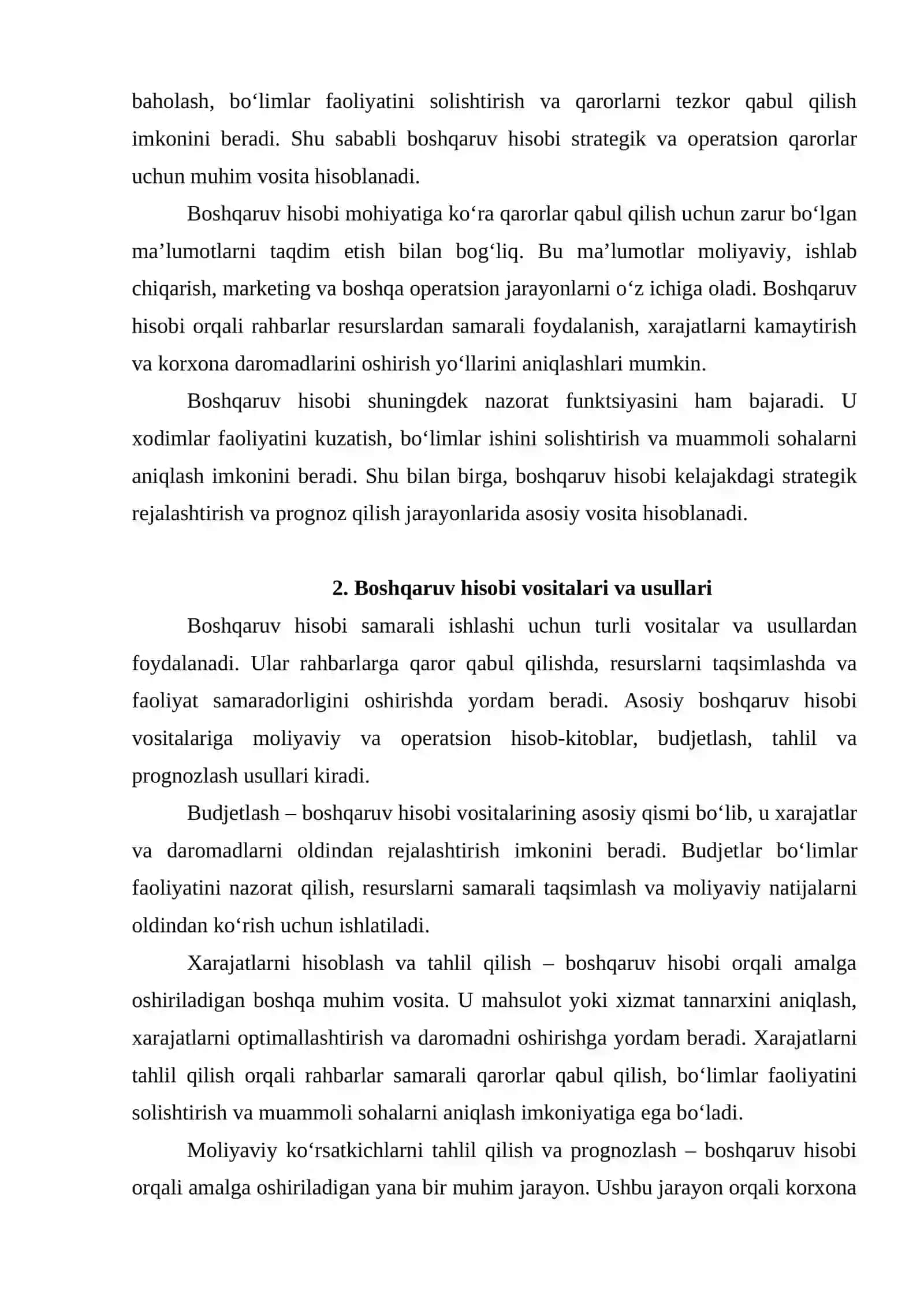 Boshqaruv hisobi va ijodkorlik 3