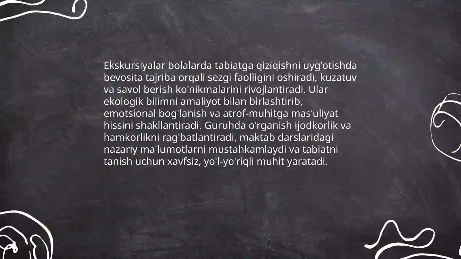 Ekskursiyalar va tabiat bilan tanishish 3