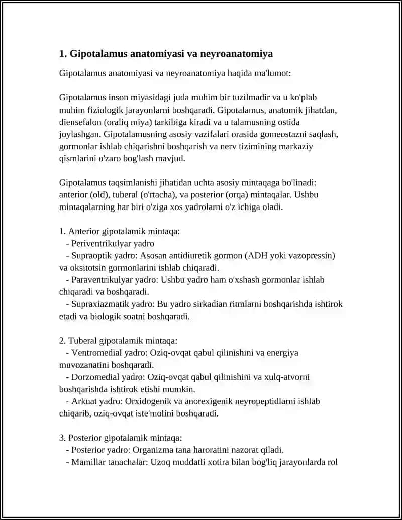 GIPOTALOMUS VA GIPOFIZ TIZIMI 3
