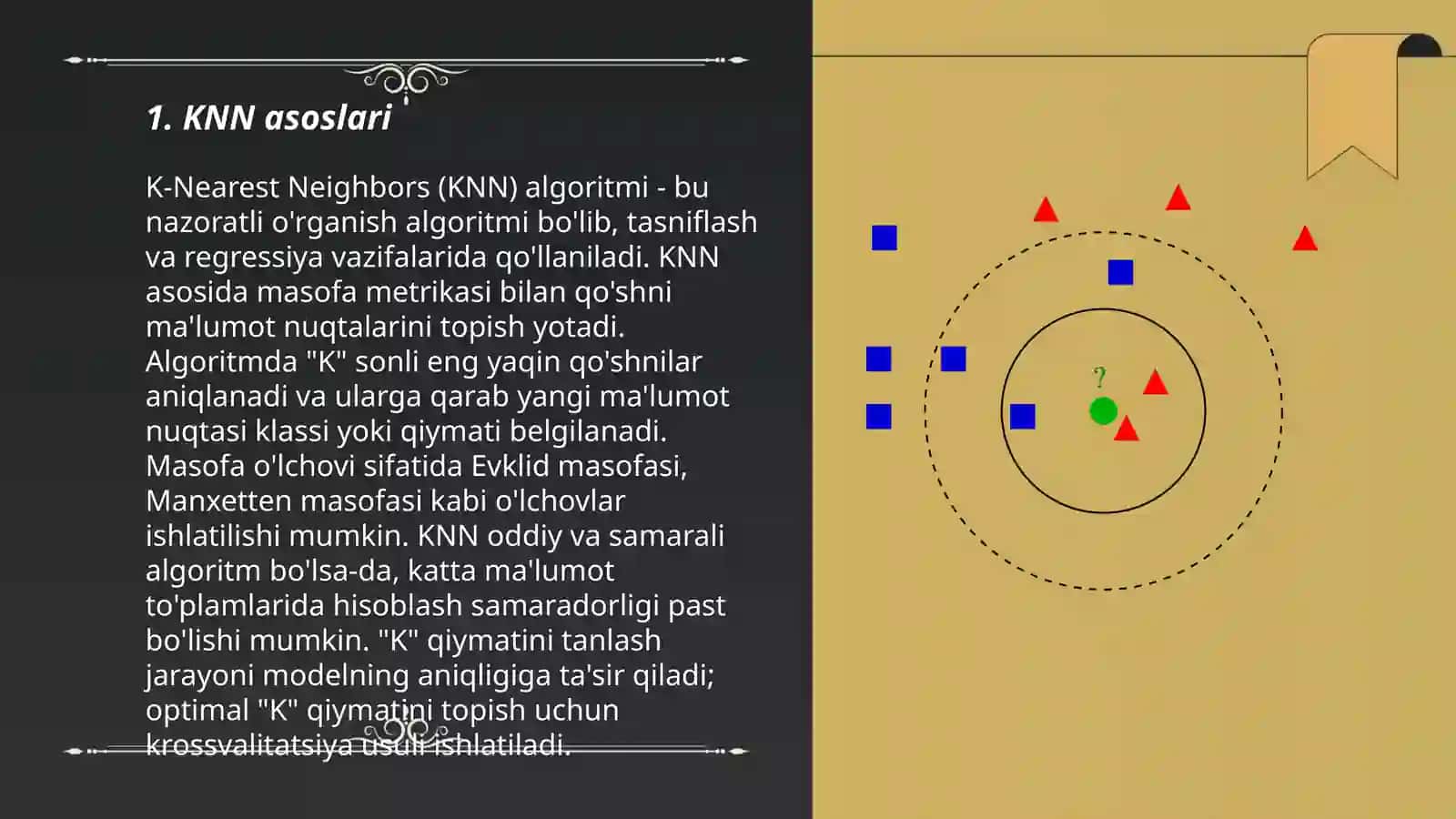 KNN mashinaviy o‘rganish algoritmi 3