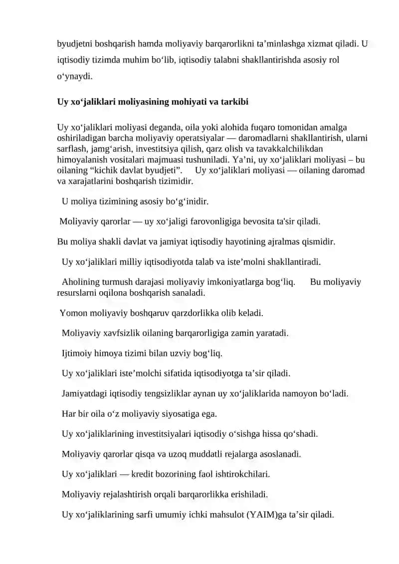 SUG’URTA UY XO’JALIKLAR MOLIYASI 3