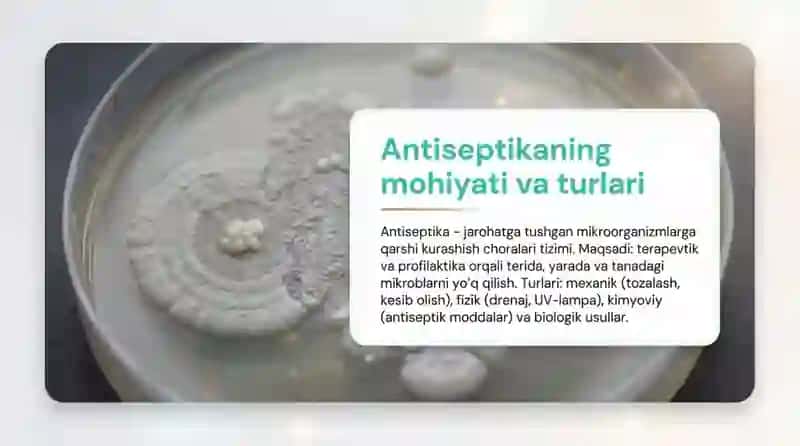 Zamonaviy fizik antiseptika usullari 3