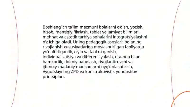Boshlangʻich taʼlim mazmuni va mohiyati 3