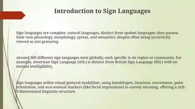Sign languages 3