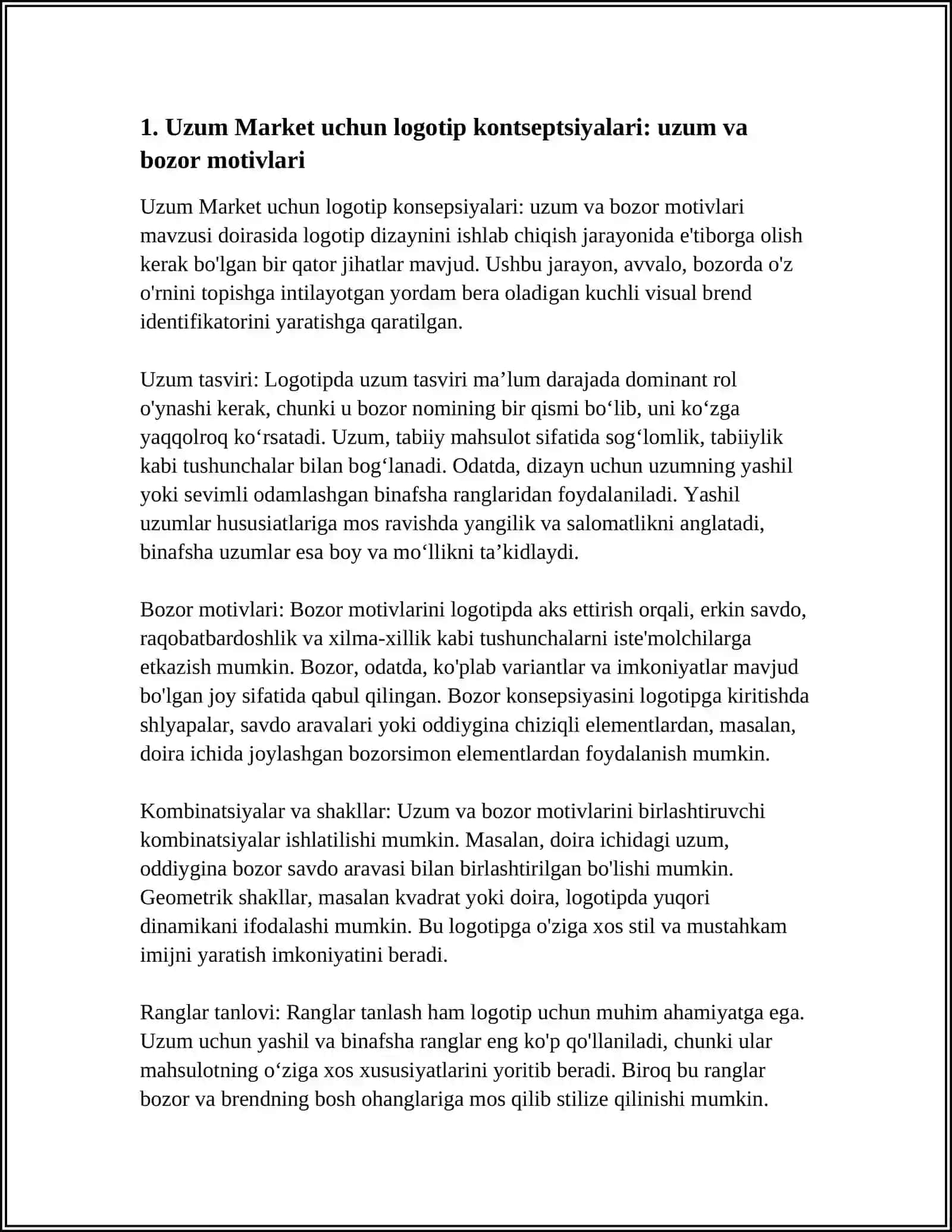 UZUM MARKET UCHUN LOGO TOP 3
