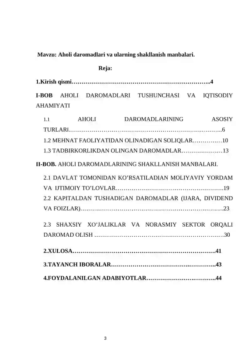 Iqtisodiyot nazariyasi KURS ISHI 3