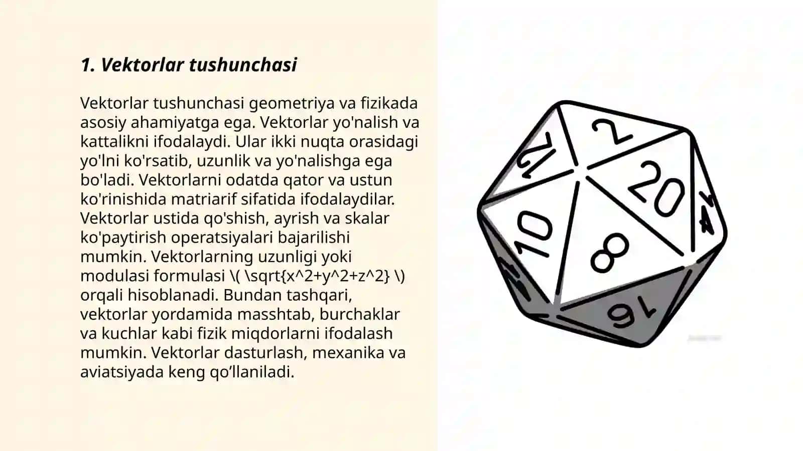 PYTHONDA VEKTOR TUSHUNCHASI 3