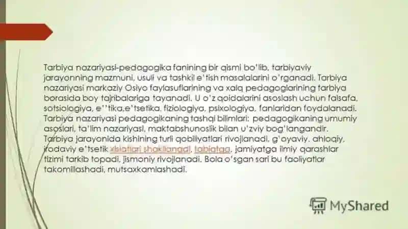 PEDAGOGIK FAOLIYATDA TARBIYA TURLARI VA USULLARIDAN FOYDALANISH IMKONIYATLARI 3