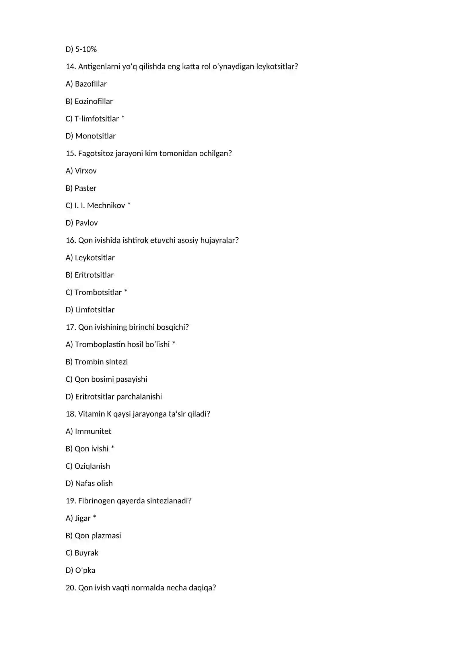 Leykotsitlar va ularning vazifalari 3