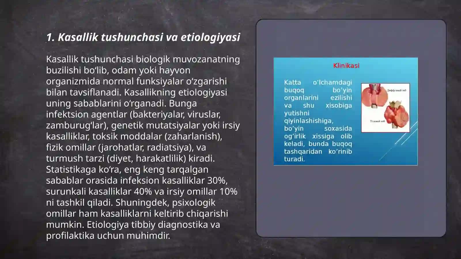 Umumiy patalogiya va kasallik asoslari 3
