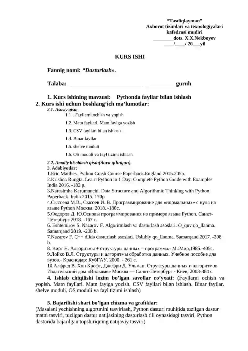 PYTHONDA FAYLLAR BILAN ISHLASH 3