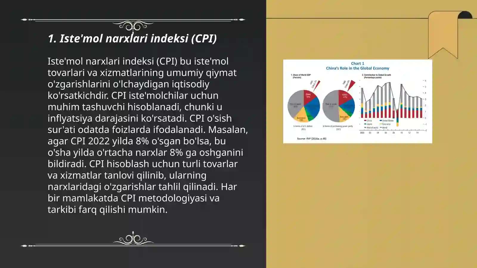 Iste'mol narxlari indeksi (CPI) 3
