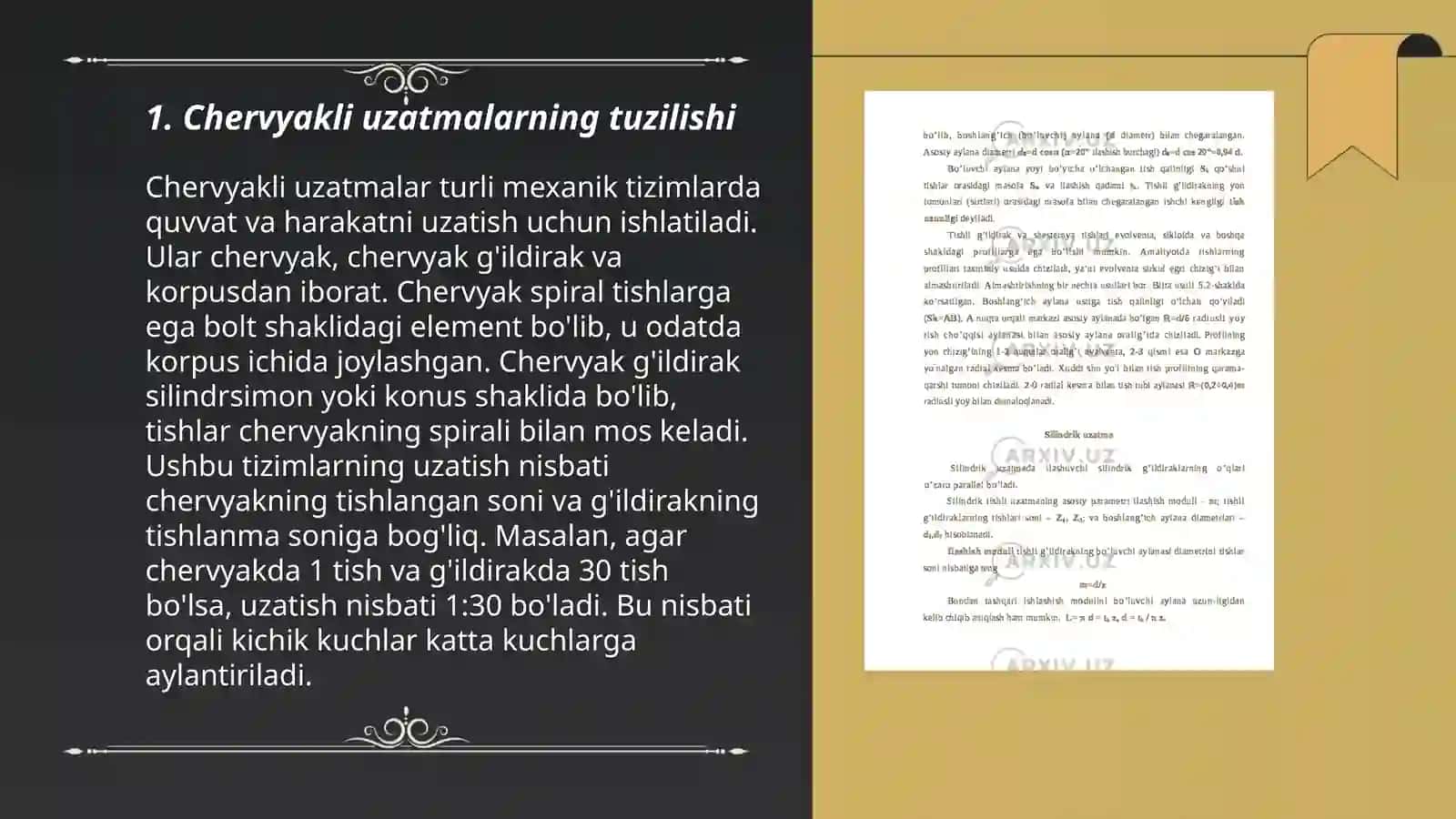 Chervyakli uzatmalar 3