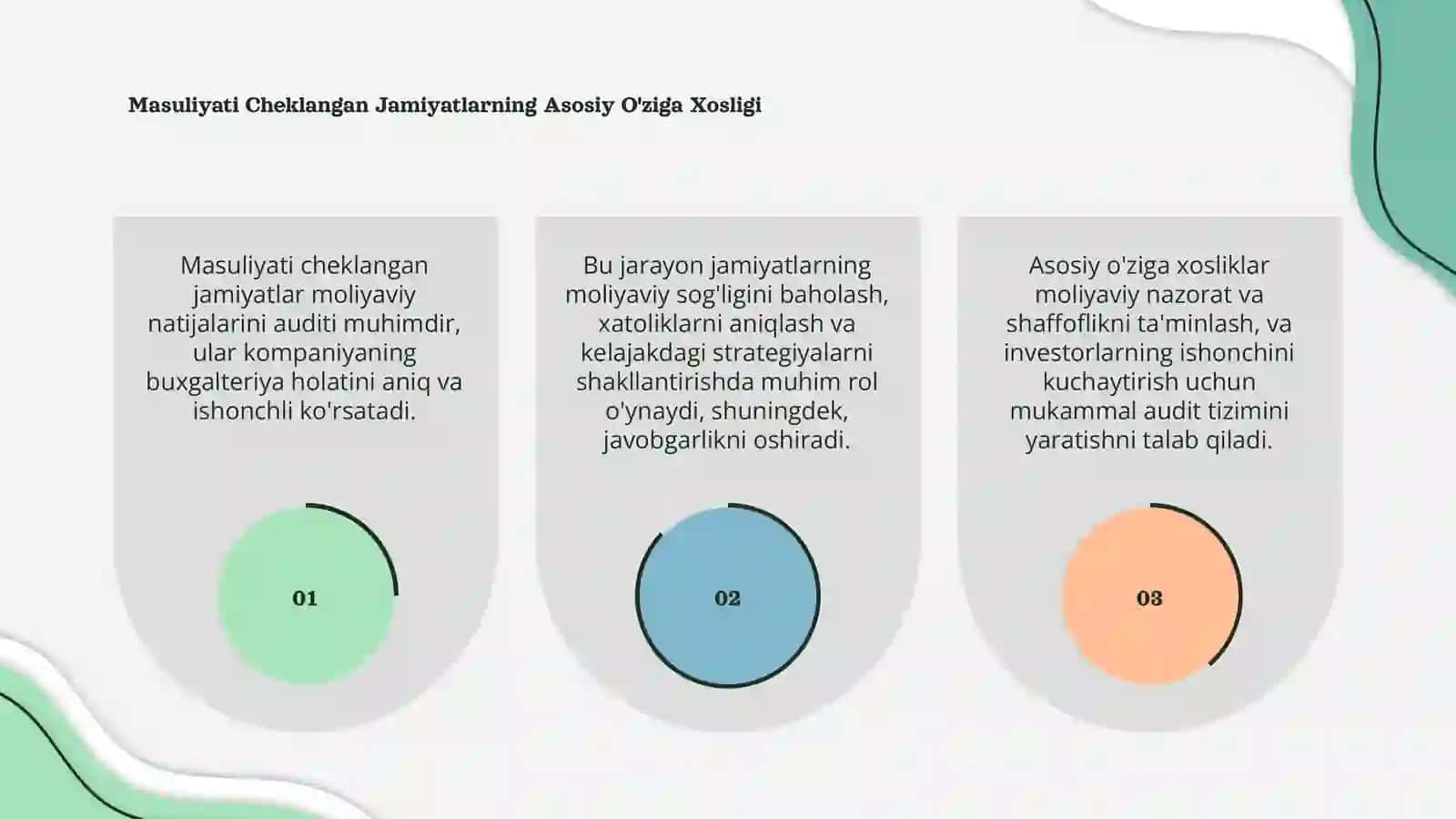 Masuliyati Cheklangan Jamiyatlarda moliyaviy natijalar auditi 3