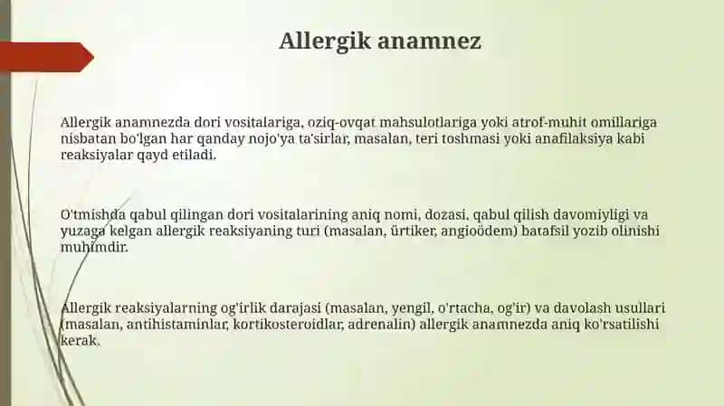 Allergik anamnez 3