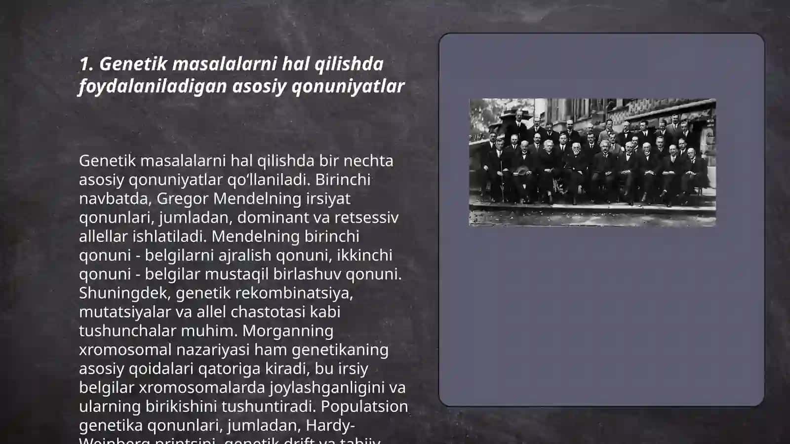 Genetik masalalar yechish metodikasi 3