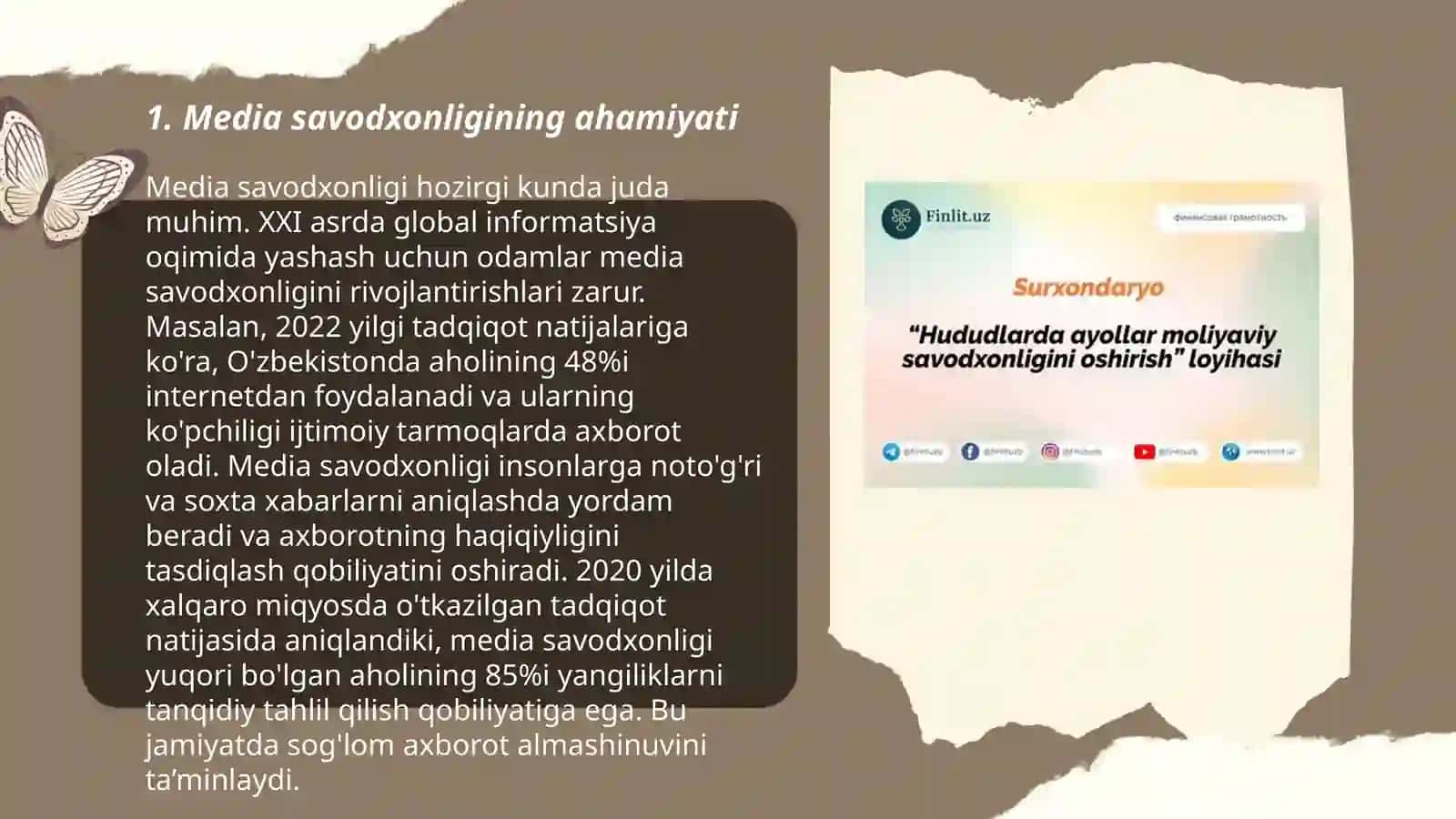 Media savodxonligining ahamiyati 3