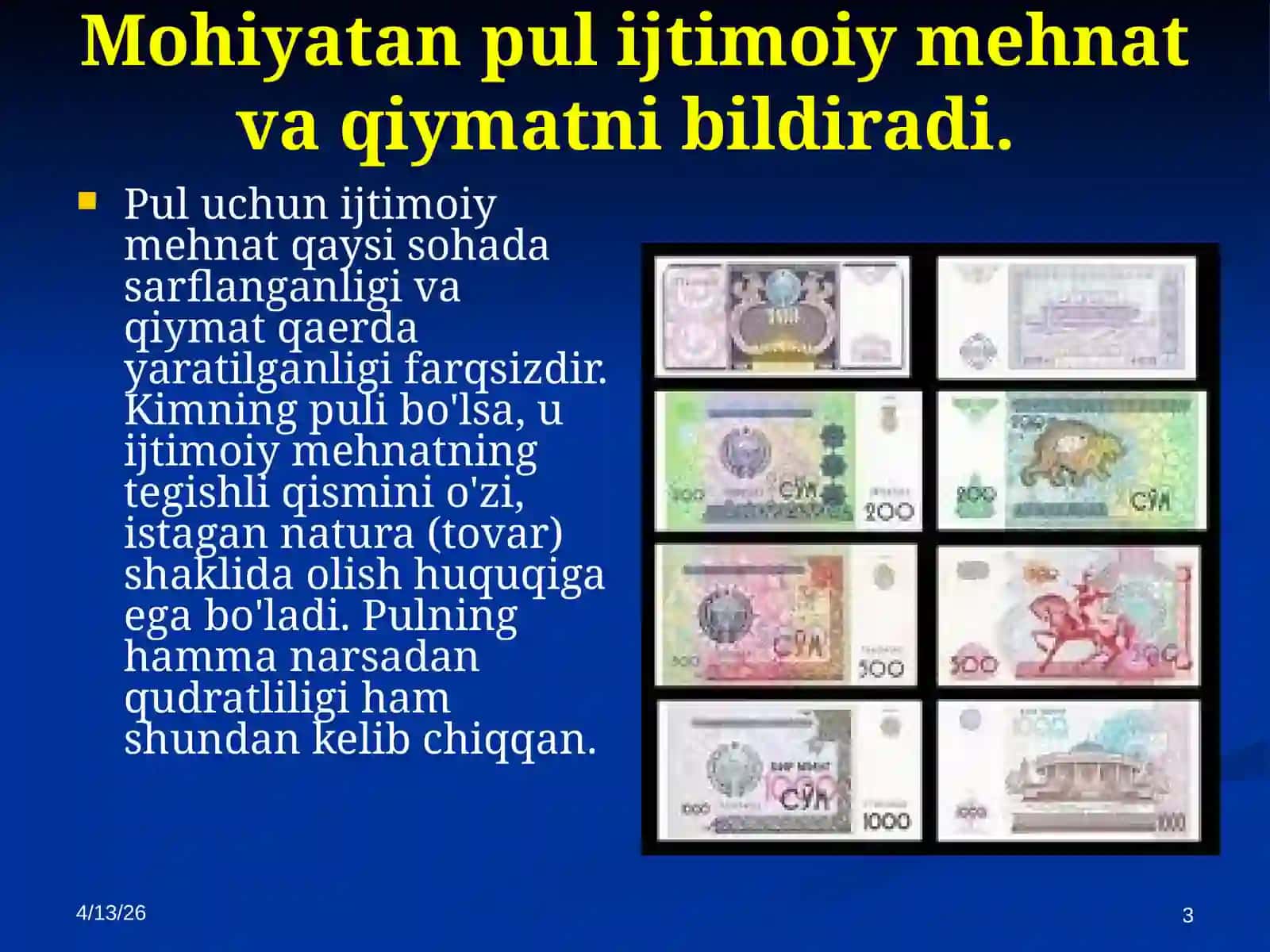 Pulningmоhiyativa va vazifalari 3