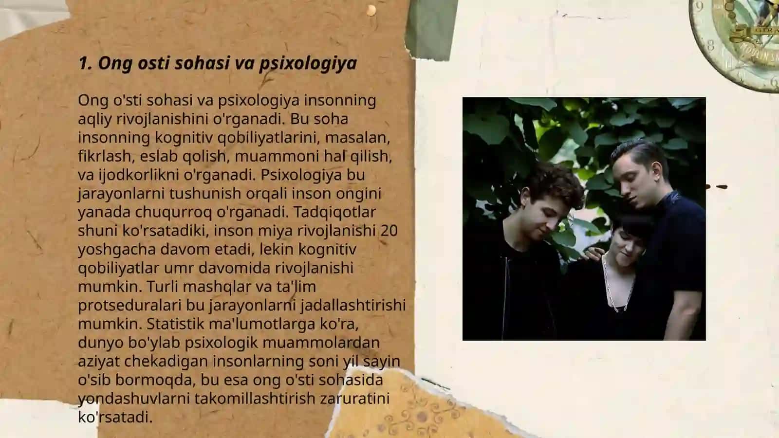 Ong o'sti sohasi va psixologiya 3