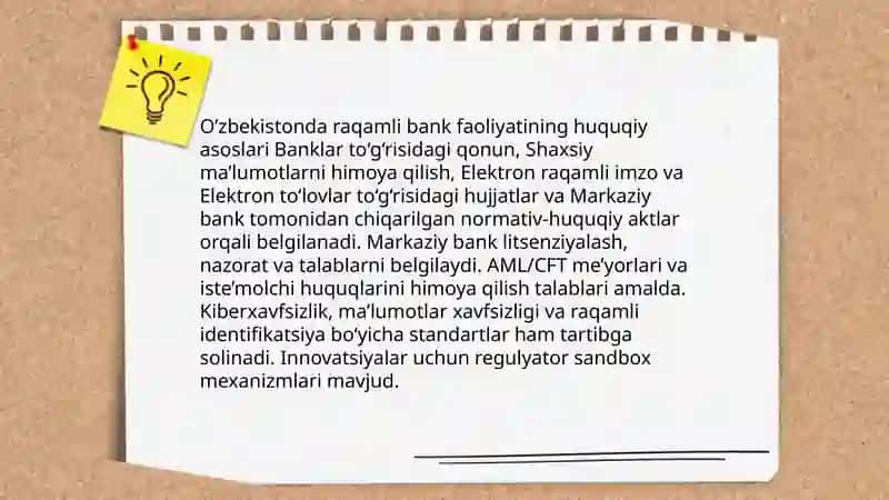 O’zbekistonda raqamli bank faoliyati 3
