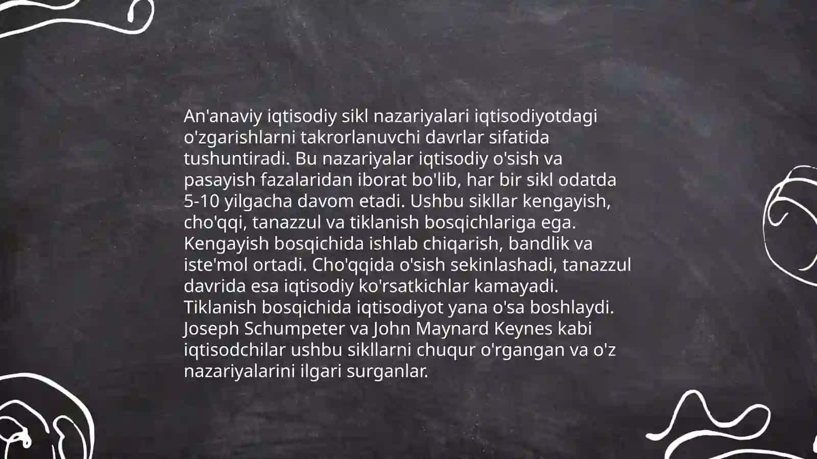 Iqtisodiyotning siklligi 3
