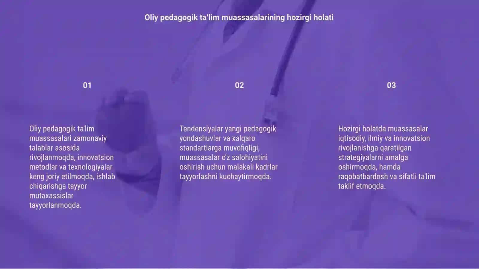 Oliy pedagogik taʼlim muassasalari tendensiyalari 3