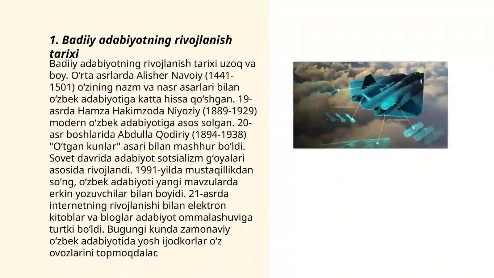 Badiiy adabiyotning rivojlanish tarixi 3