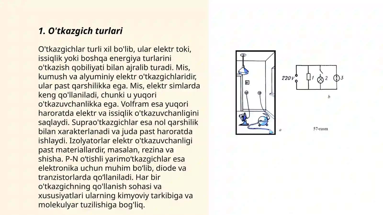 O'tkazgichlar turlari 3