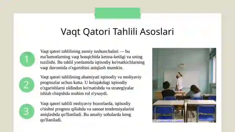 Vaqt qatori tahlili 3