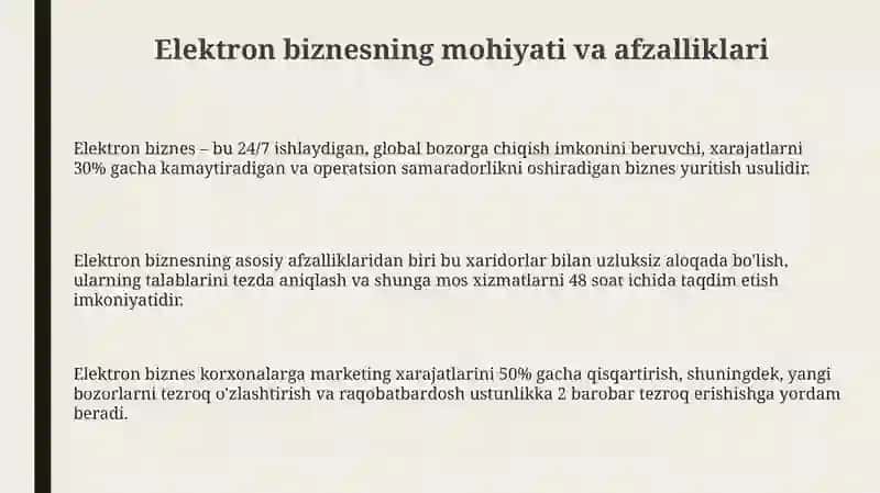 Elektron biznes 3