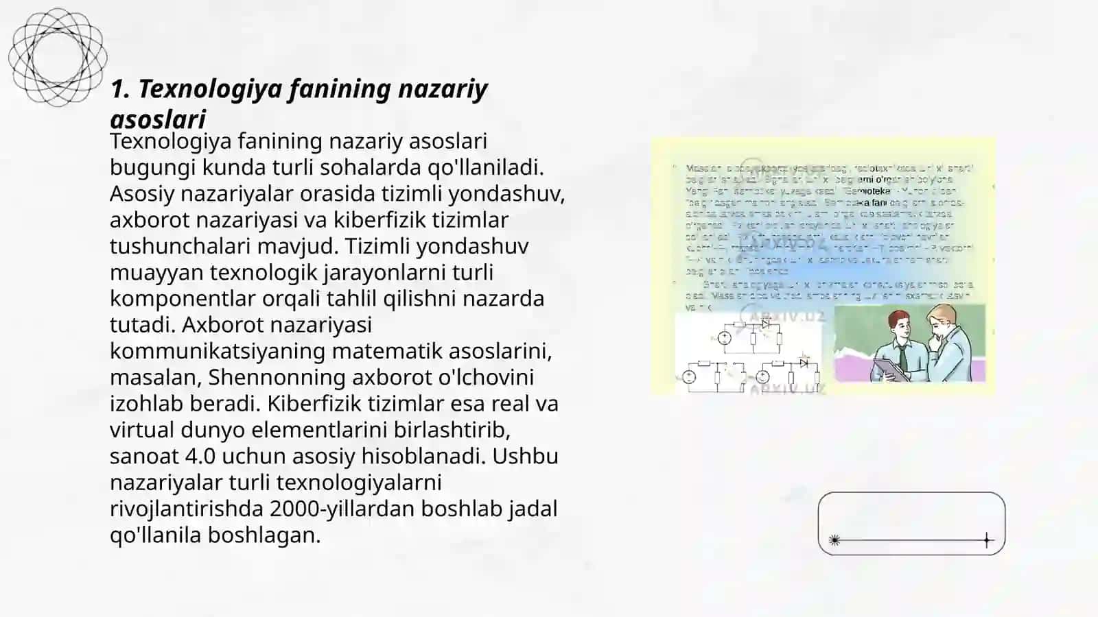 Texnologiya fanini oʻqitish metodikasi fanning shakl va metodlari 3