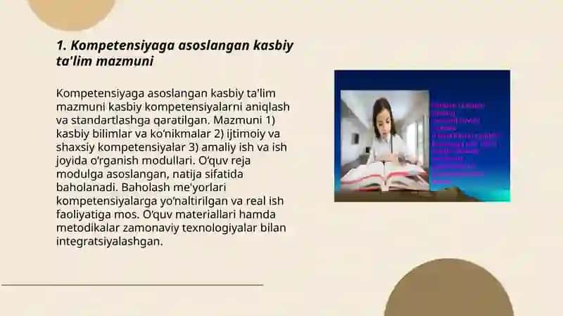 Kompetensiyaga asoslangan kasbiy ta'lim mazmuni 3
