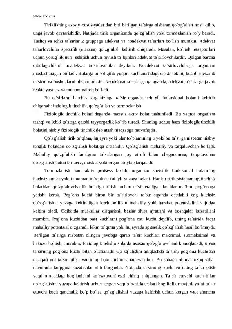 Nerv tizimining fiziologiyasi 3
