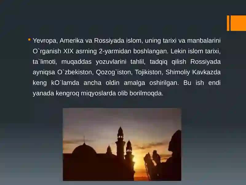 Islomning vujudga kelishi va tarqalishi 3