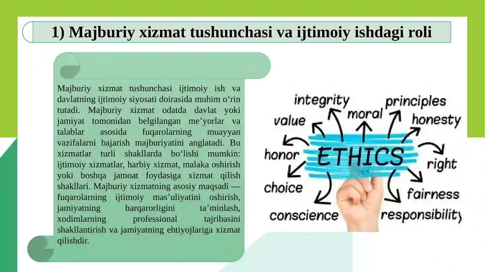 MAJBURIY XIZMATLAR VA ETIK ZIDDIYATLAR 3