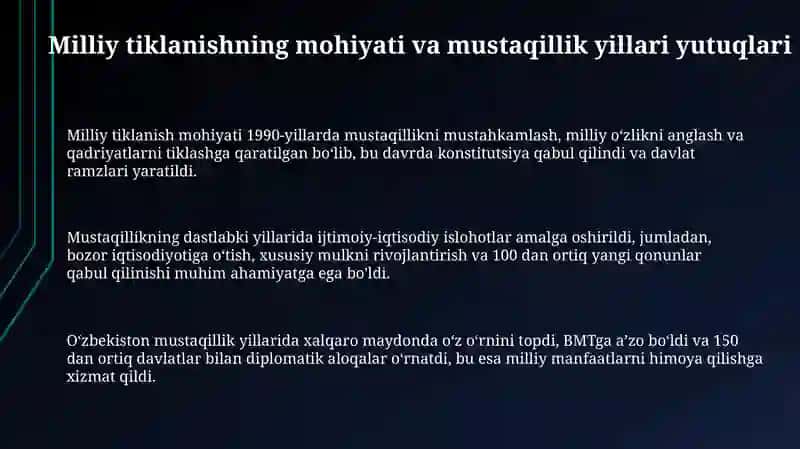 Milliy Tiklanishdan Milliy Taraqqiyot 3