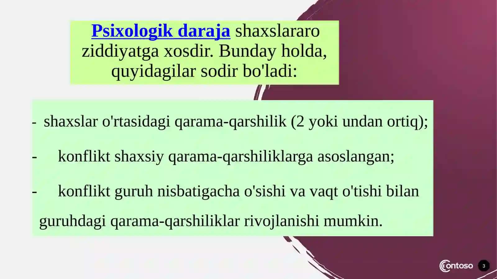 Konflikt  ishtirokchilarining  mavqelari 3