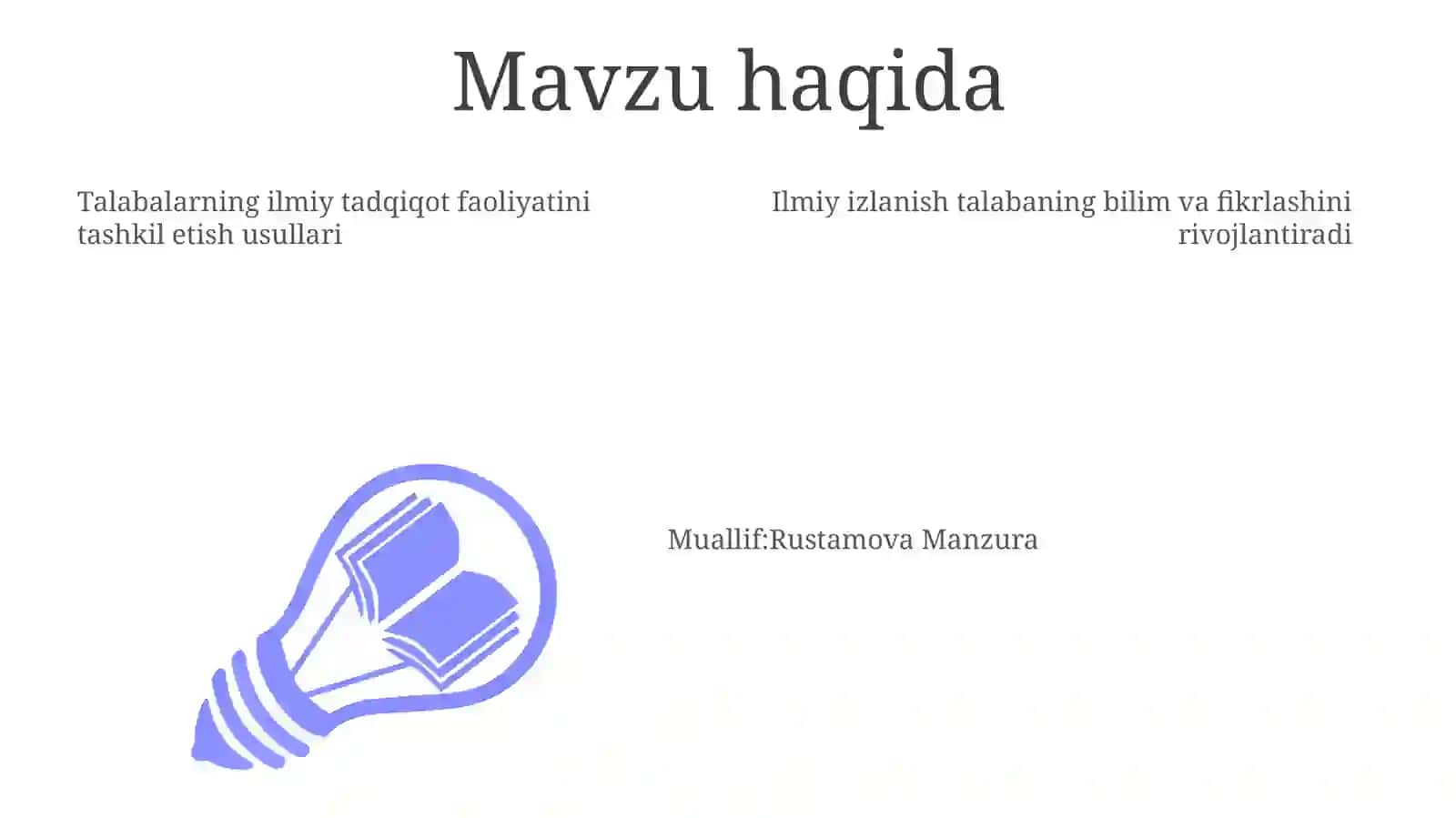 Tadqiqot bosqichlari 3