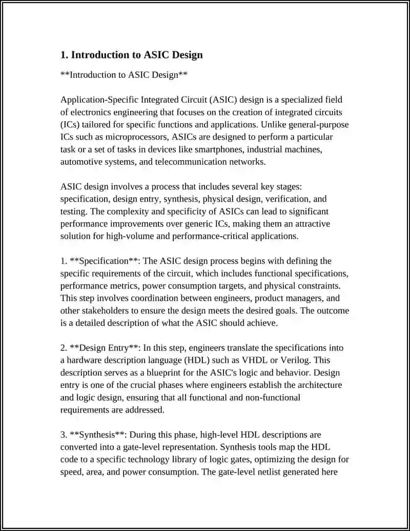 Introduction to ASIC Design 3