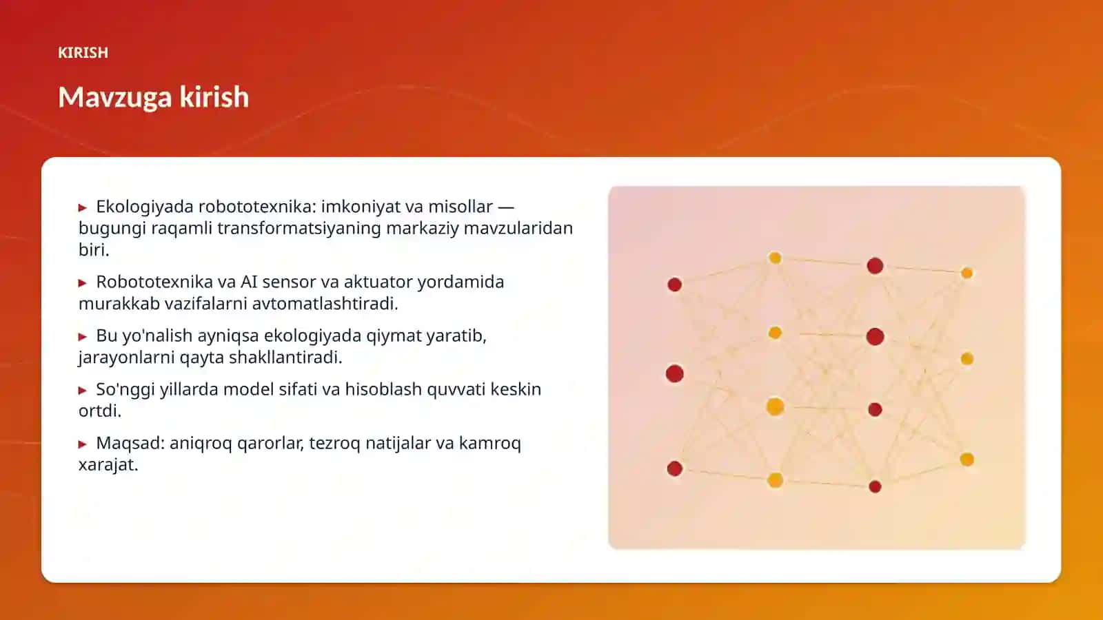 Ekologiyada robototexnika: imkoniyat va misollar 3