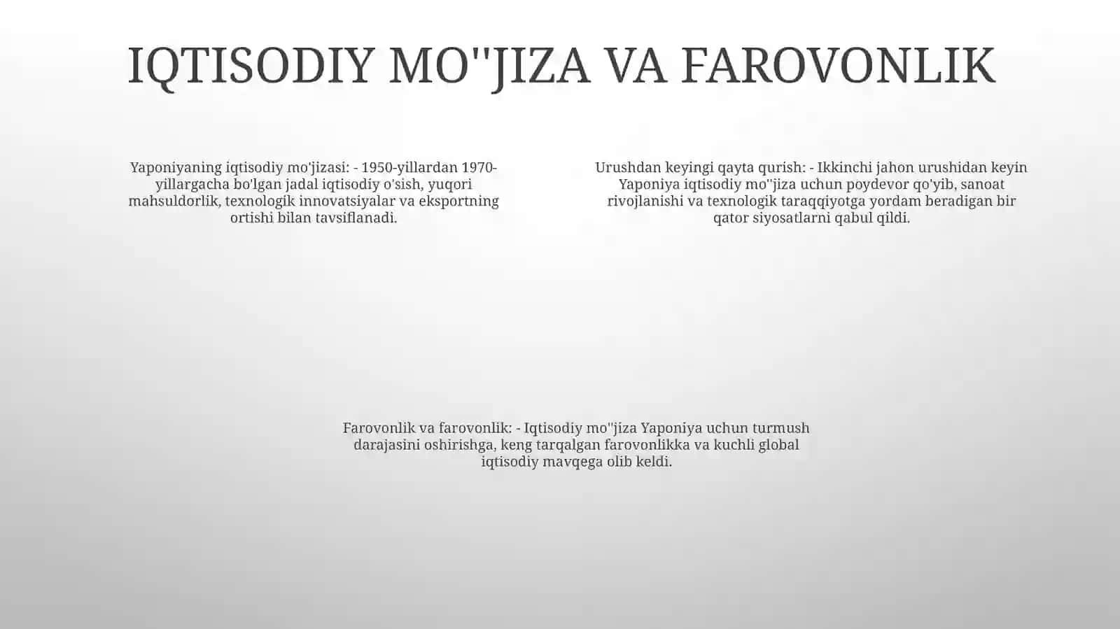 Zamonaviy YaponSivilizatsiyasi 3