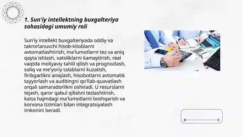 Buxgalteriyada Sun'iy Intellektning o'rni 3