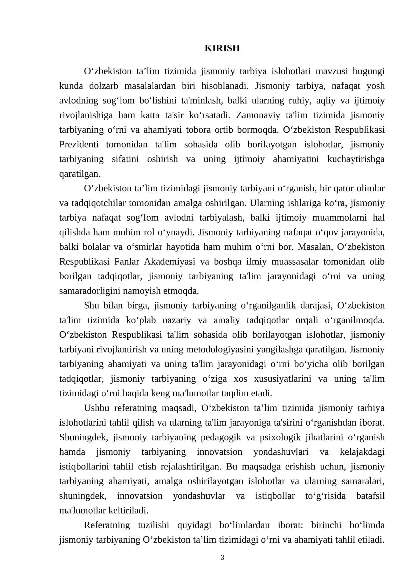 O‘zbekiston ta’lim tizimida jismoniy tarbiya islohotlari 3