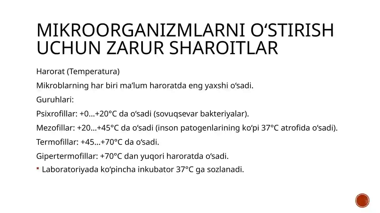 mikroorganizmlarni oʻstirish usullari 3