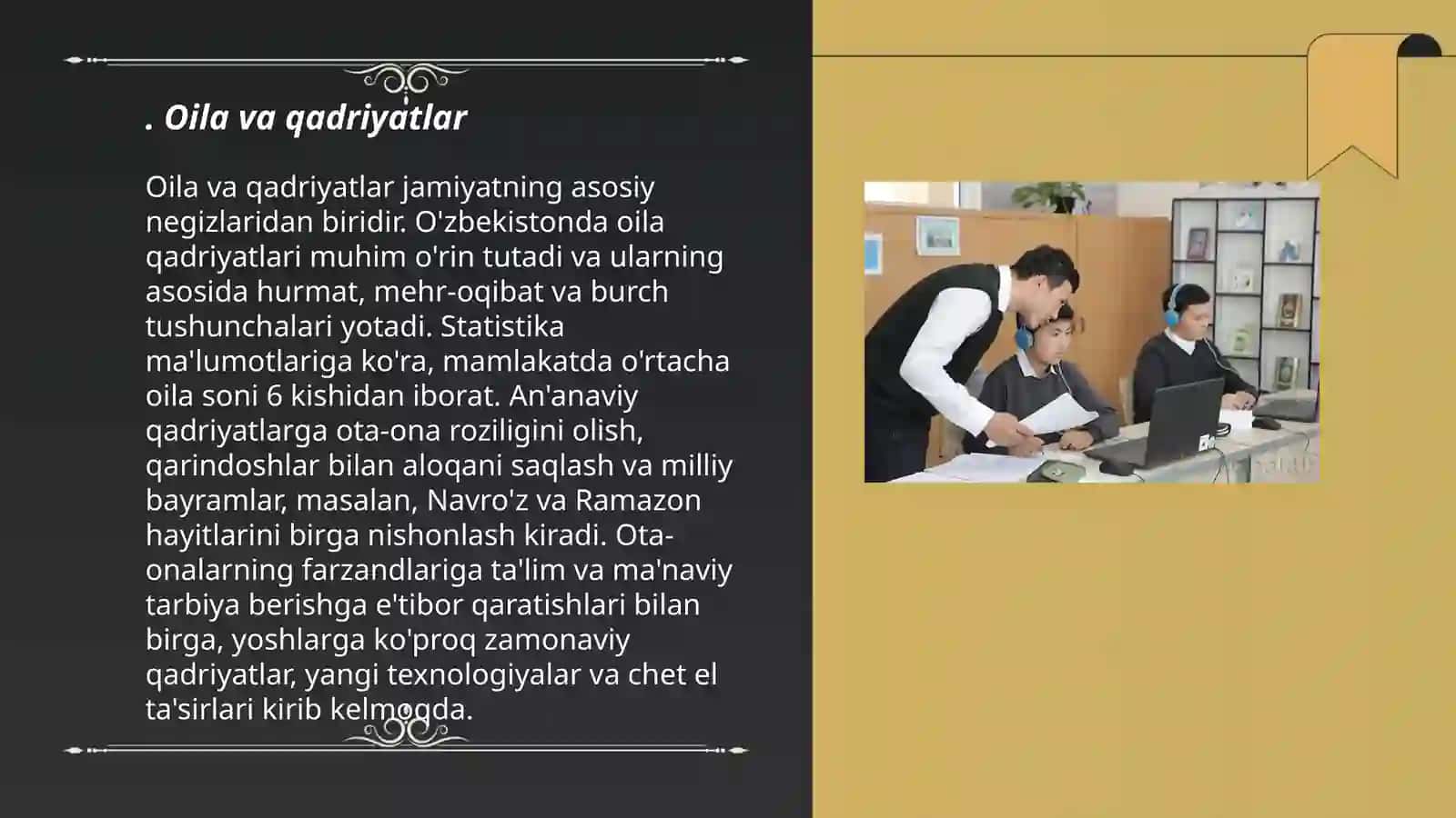 Oila va qadriyatlar 3