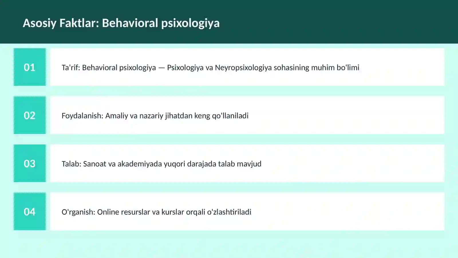 Behavioral psixologiya 3