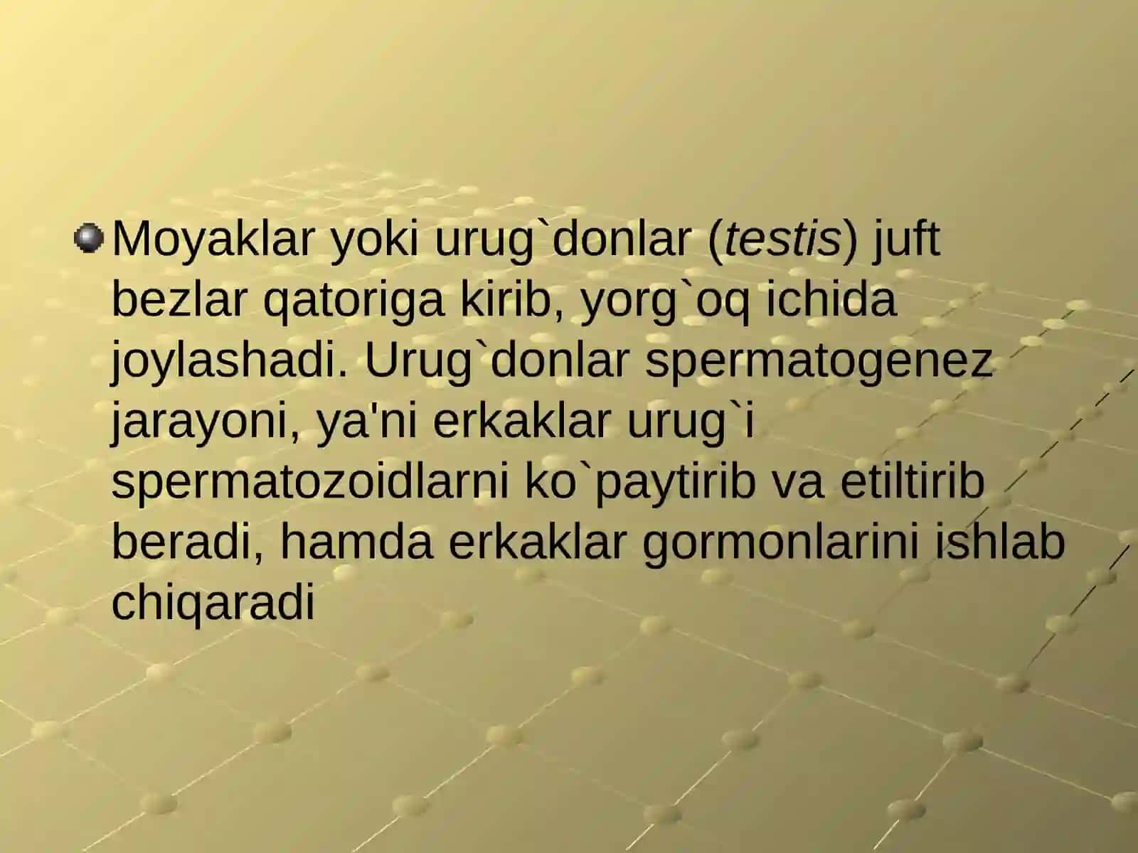 Jinsiy tizimi va endokrin tizimi 3