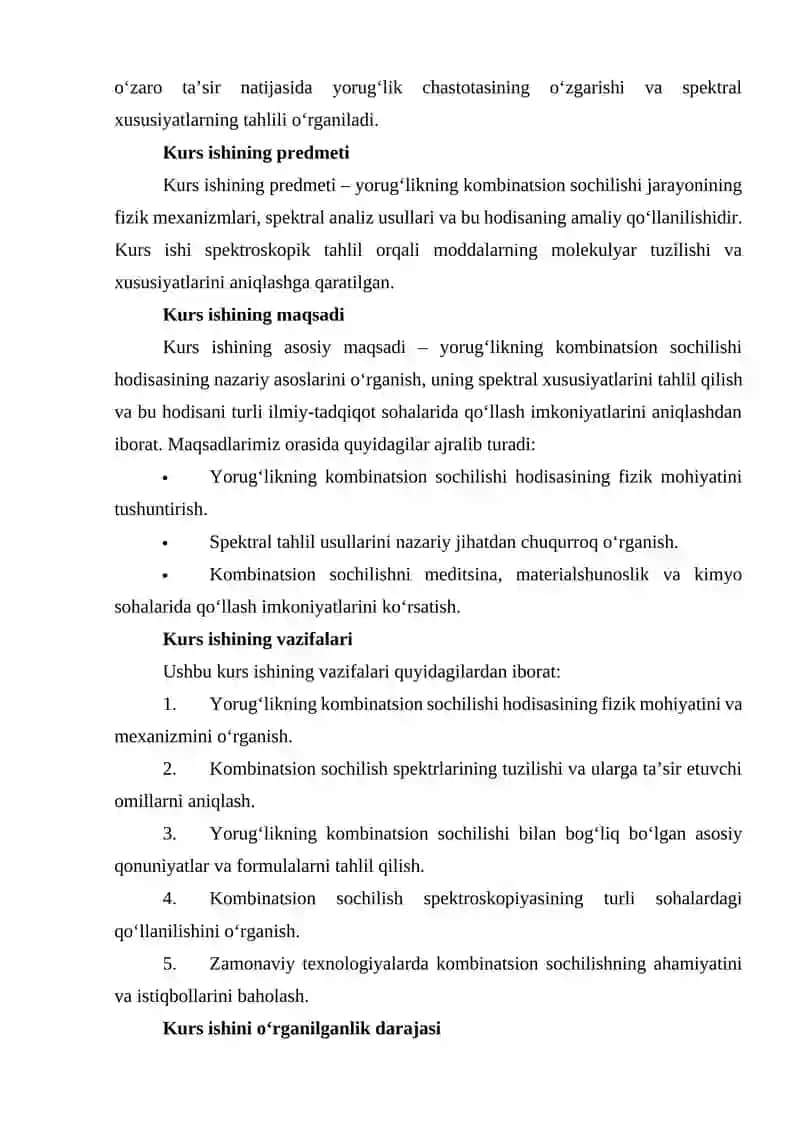 Yorug‘likning kombinatsion sochilishi 3